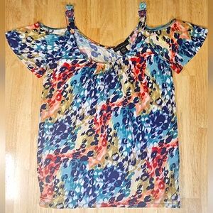 Colorful Cheetah Top